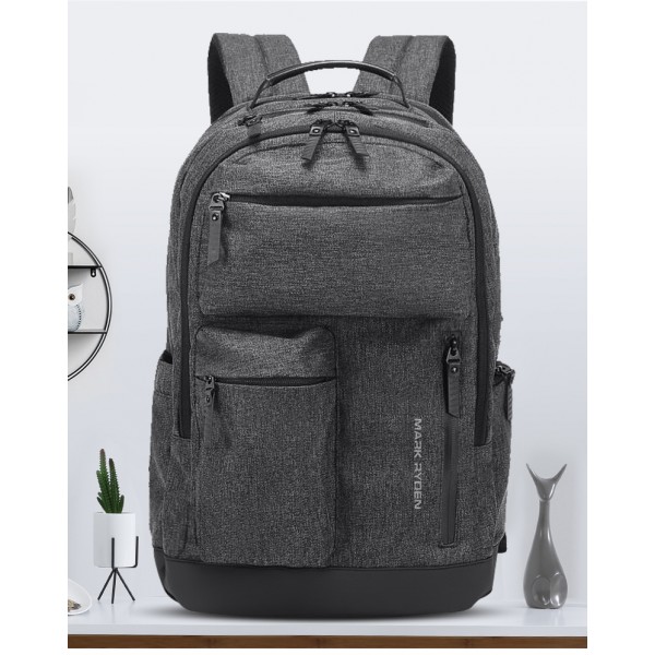 Mark Ryden Man Backpack Multi-layer Space 15.6 inch Laptop USB Recharging Travel Male Bag Anti-thief Mochila