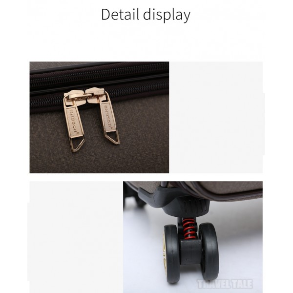 16 - 24 inch men spinner carry on travel suitcase