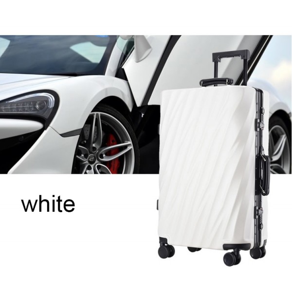 20 - 29 inch aluminum frame retro suitcase