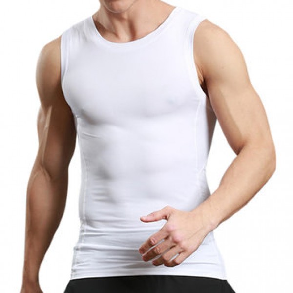 Tight Men Tight Sport Quick Drying Vest Casual Running Fitness Body Building Elastic Vest