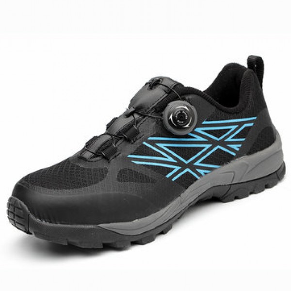 TENGOO Steel Toe Safety Shoes Labor Insurance Shoes Non-Slip Anti-Smashing Outdoor Hiking Work Shoes