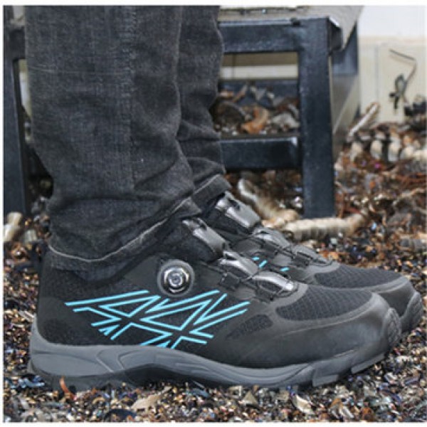 TENGOO Steel Toe Safety Shoes Labor Insurance Shoes Non-Slip Anti-Smashing Outdoor Hiking Work Shoes