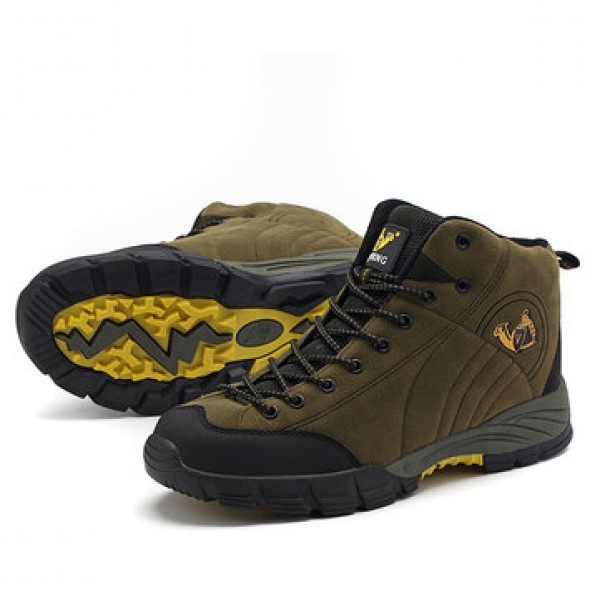 Outdoor Men Shoes Breathable Climbing Waterproof A...
