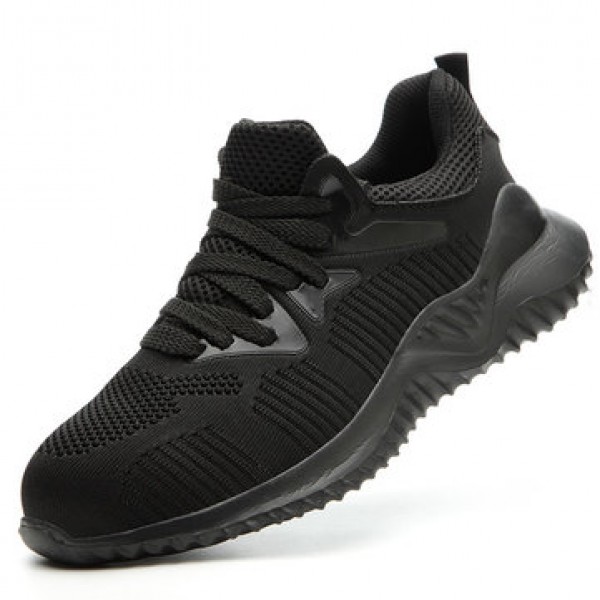 TENGOO Air-B Ultralight Fly Woven Safety Shoes Hik...