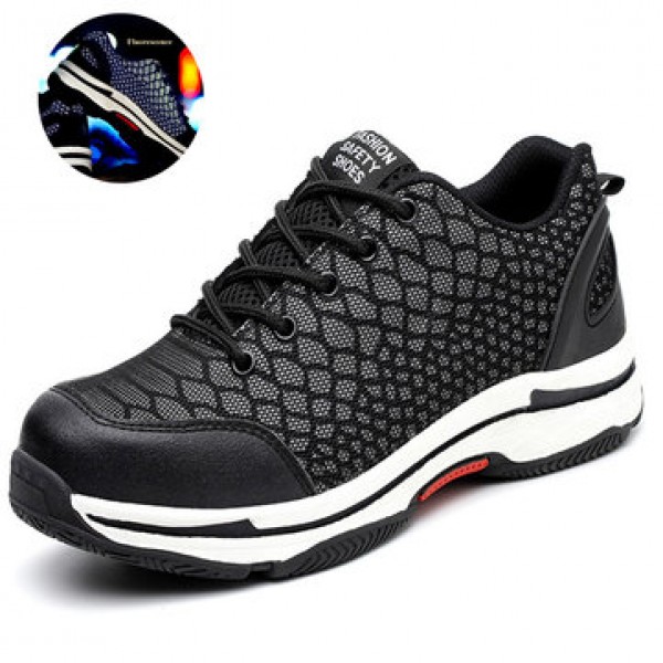 TENGOO 703 Men Ultralight Safety Shoes Work Shoes ...