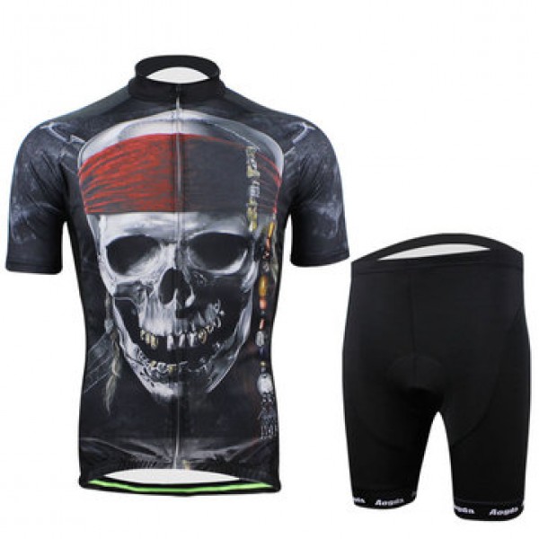 Personalized Pattern Men Short Sleeve Breathable Jerseys and Shorts Bike Wear Aogda Bicycle Kit