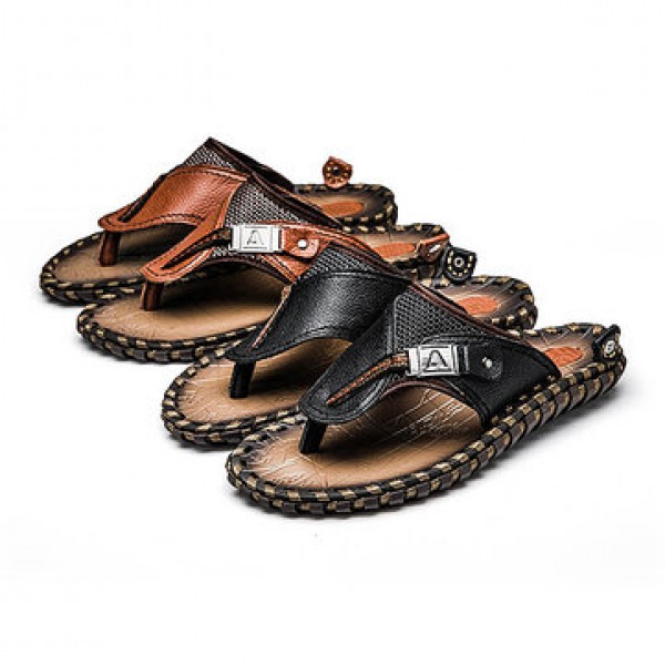 S-420502  The First Layer Of Leather Handmake Men ...