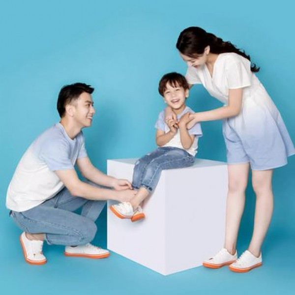 Xunkids Parent-Child Canvas Men Shoes Soft Non-slip Rubber Sole Sneakers Sports Running Shoes Casual Shoes From Xiaomi Youpin