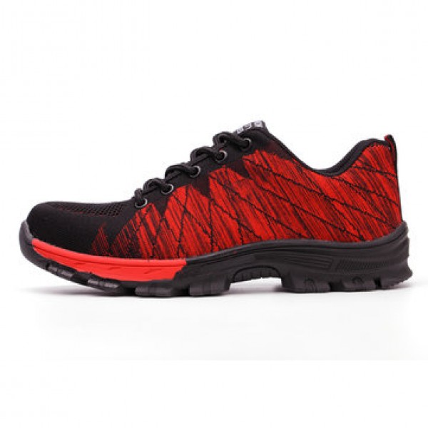 Men Breathable Non-Slip Wear-Resistant Working Sports Safety Labor Anti-Smashing Sneakers Shoes