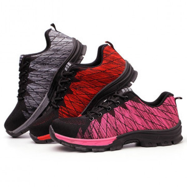 Men Breathable Non-Slip Wear-Resistant Working Spo...