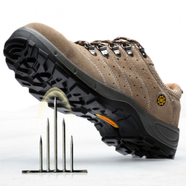 ANTSEN Men Steel Toe Sneakers Safety Shoes Work Sh...