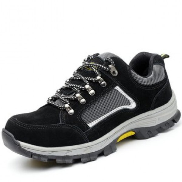 TENGOO Men Safety Shoes Work Shoes Breathable Hiki...