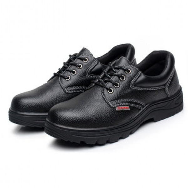 TENGOO Men Leather Hiking Steel Toe Work Safety Mesh Anti-slip Anti-Collision Climbing Shoes Safety Shoes