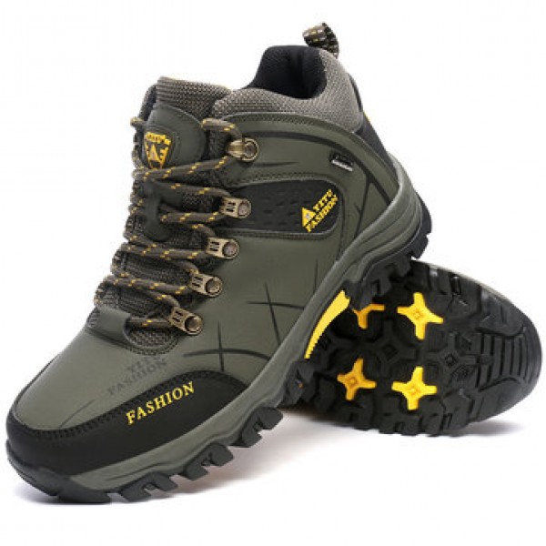 Mens Big Size Trail Hiking Boots Waterproof Athlet...
