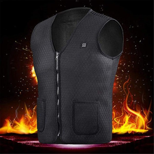 Electric Heated Vest Washable USB Charging Heating...
