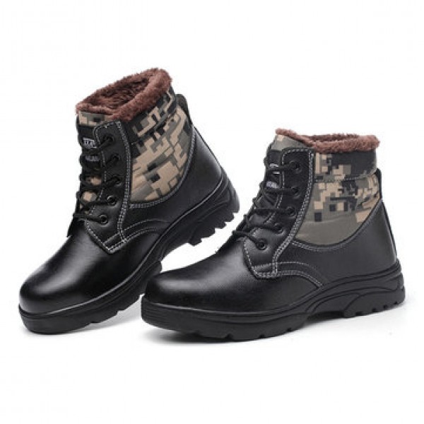 Steel Cap Toe Labor Shoes Men Safety Hiking Shoes ...