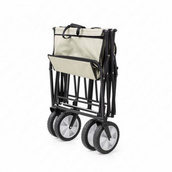 Naturehike Portable Folding Luggage Trolley Cart  Adjustable Pull Rod Shopping Push Cart Max Load 80kg Outdoor Camping