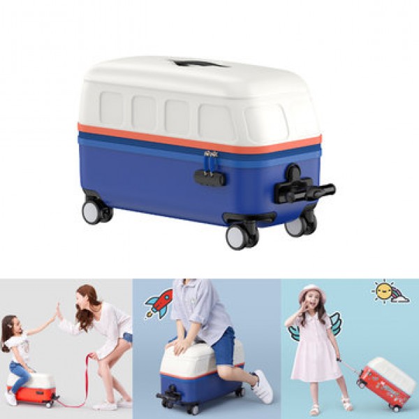 Zhixing 20inch 30L Children Suitcase Draw-bar Trolley Luggage Sit To Ride Carry-on Case Outdoor Trav...