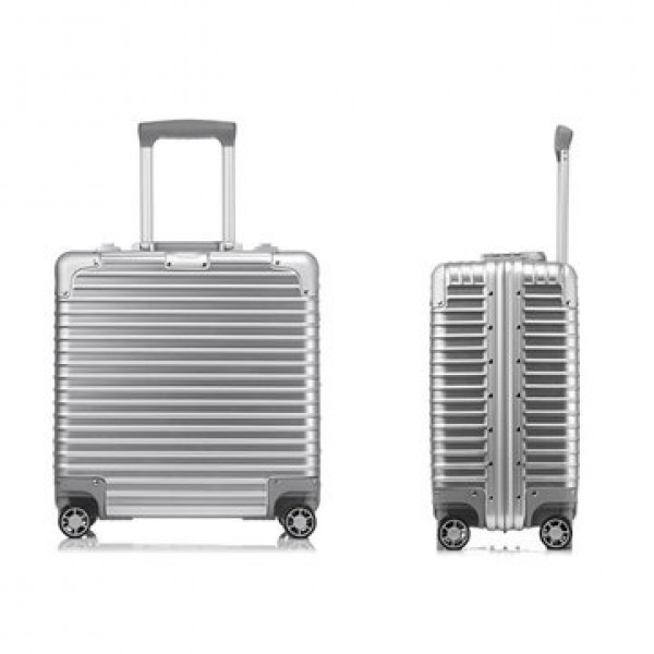 ORMIE 18L Luggage Case Aluminum Alloy TSA Lock Business Case Adjustable Pull Rod Spinner Wheel Suitcase