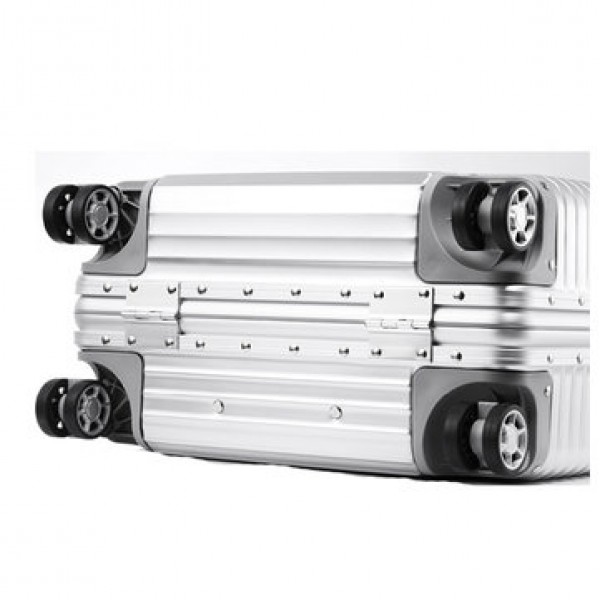 ORMIE 18L Luggage Case Aluminum Alloy TSA Lock Business Case Adjustable Pull Rod Spinner Wheel Suitcase