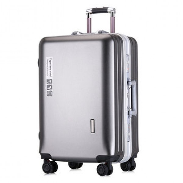 BAOFLY 20/24inch Women Suitcase Aluminum Frame Password Lock Universal Wheel Men Business Luggage Case