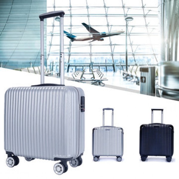 18inch Luggage Trolley Universal Mute Wheel Password Lock Travel Suitcase Fashion Aluminum Frame Trolley Box