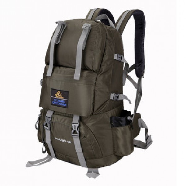 50L Outdoor Climbing Backpack Nylon Camping Hiking Rucksack Shoulder Bag Pack