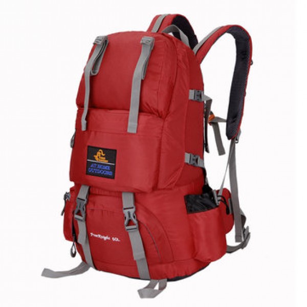 50L Outdoor Climbing Backpack Nylon Camping Hiking Rucksack Shoulder Bag Pack