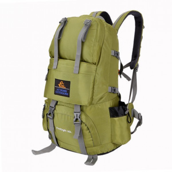 50L Outdoor Climbing Backpack Nylon Camping Hiking Rucksack Shoulder Bag Pack
