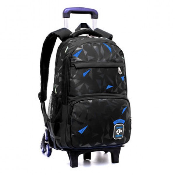 2/6 Wheels Trolley Backpack Children Kids Student ...