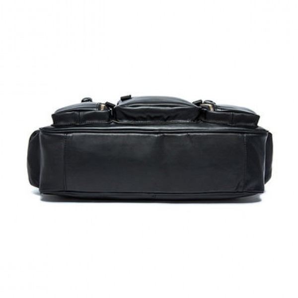 Men Multifunction Business Bag Genuine Leather Large Capacity Handbag Travel Bag