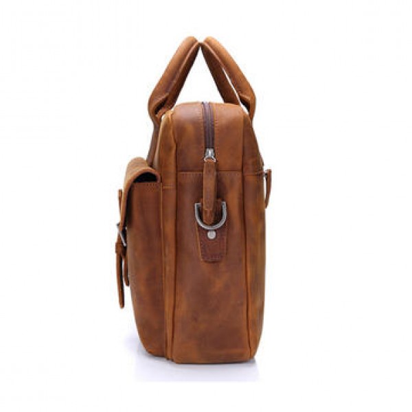 Genuine Leather Handbag Shoulder Leisure Men Bag Business Briefcase