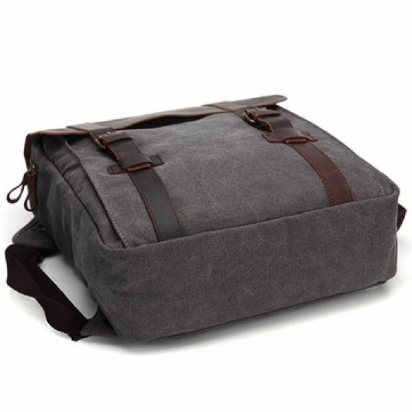 Vintage Canvas 15 inch Laptop Bag Backpack Men Women