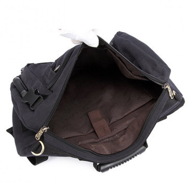 Men Canvas Large Capacity Multifunctional Backpack Weekend Duffle Bag Travel Outdoor Bag