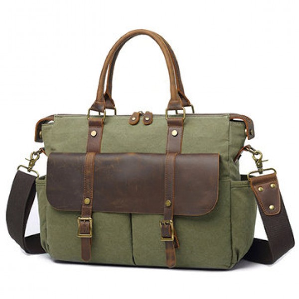 Men Outdoor Travel Handbag Vintage Crossbody Shoulder Bag Canvas Designer Bag