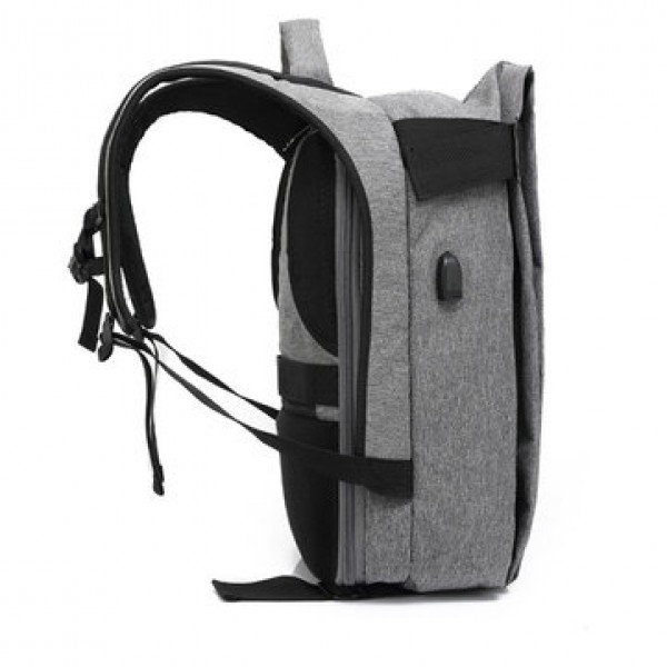 Men Fashion Anti Theft Backpack Casual Waterproof Travel Bag Laptop Bag Mochila with USB Port