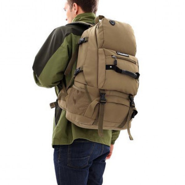 55L Large Capacity Sports Travel Backpack Waterproof Nylon Backpack