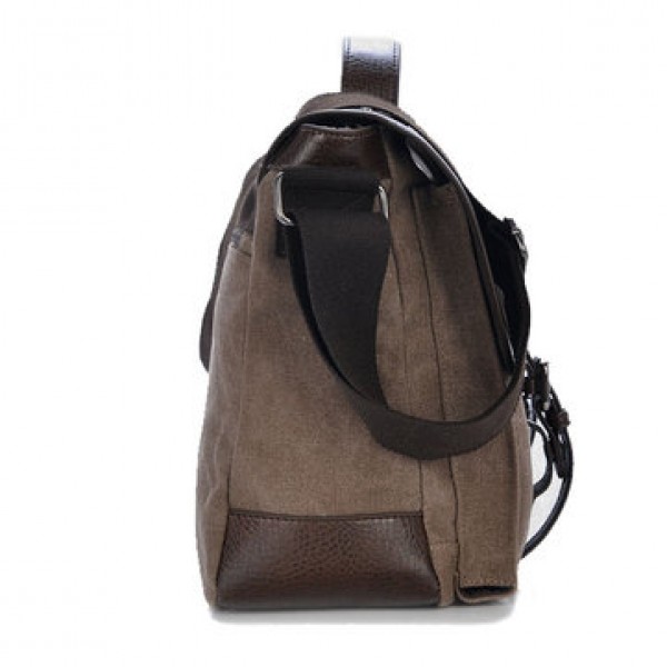 Mens Shoulder Casual Business Canvas Messenger Bag