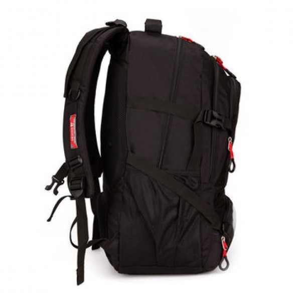28L Men Large Capacity Outdoor Travel Polyester Casual Student Laptop Backpack