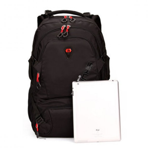 28L Men Large Capacity Outdoor Travel Polyester Casual Student Laptop Backpack
