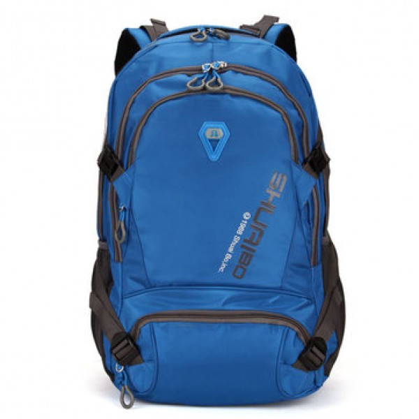 28L Men Large Capacity Outdoor Travel Polyester Casual Student Laptop Backpack