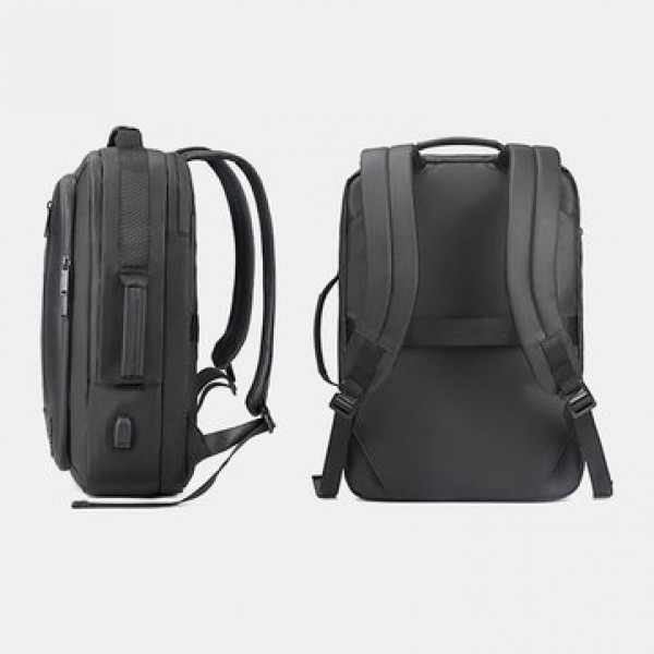 Men Large Capacity Multifunctional Multi-pocket Waterproof USB 20 Inch Backpack Handbag