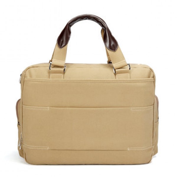 Canvas Business Casual Travel Laptop Bag Large Capacity Multi-pocket Handbag Crossbody Bag
