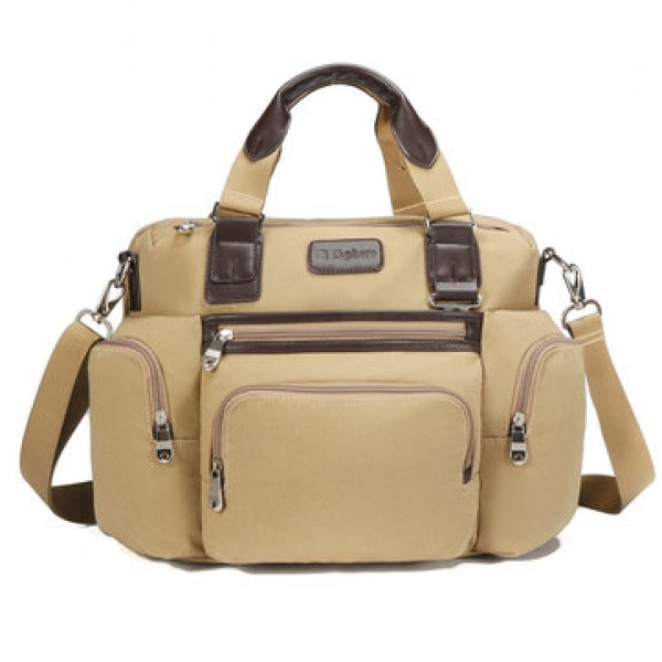 Canvas Business Casual Travel Laptop Bag Large Capacity Multi-pocket Handbag Crossbody Bag