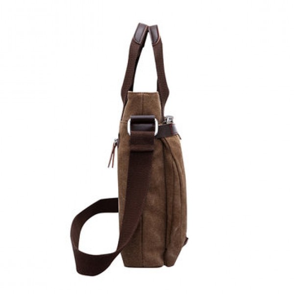 Canvas Waterproof Vintage Crossbody Bag Shoulder Bag Leisure Business Handbag For Men