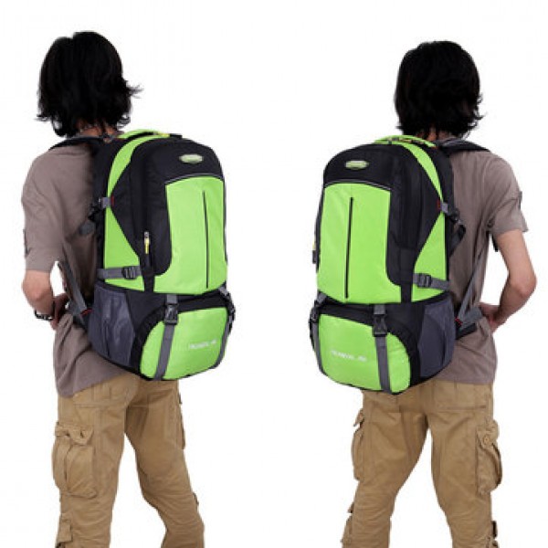 45L Large Capacity Travel Hiking Nylon Men Backpack Casual Mountaineering Backpack