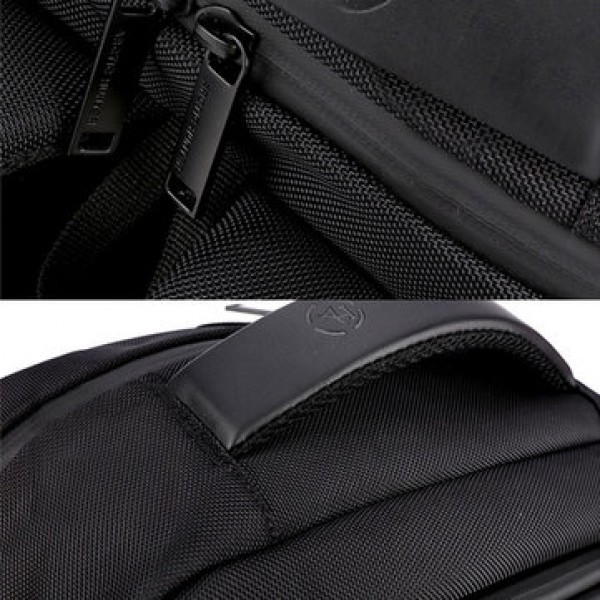 Men Large Capacity Mukti-layer Waterproof Multifunctional Backpack Handbag With USB Charging Port
