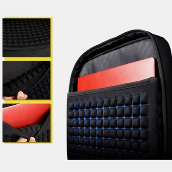 Men Large Capacity Mukti-layer Waterproof Multifunctional Backpack Handbag With USB Charging Port