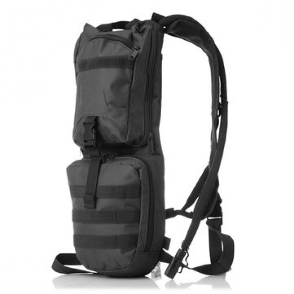 Men Nylon C amelbak Backpack Tactical Hydration Pack with 3L Bladder for Hiking, Biking, Climbing