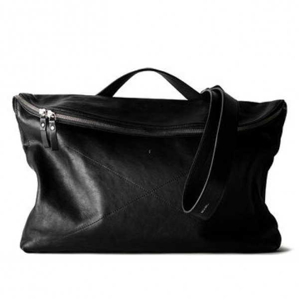 Ekphero Men Handbag Casual Multifunction Foldable Solid Crossbody Bag Business Bag